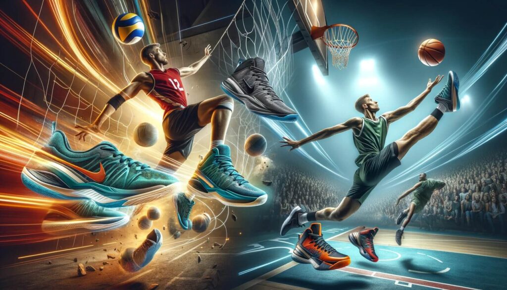 volleyball shoes vs basketball shoes