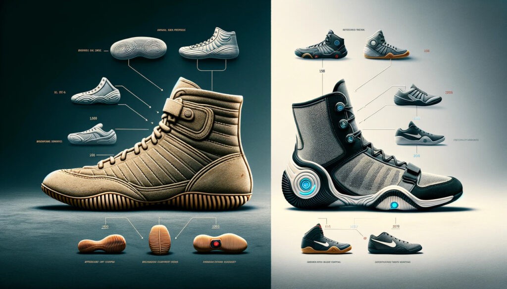 wrestling shoes