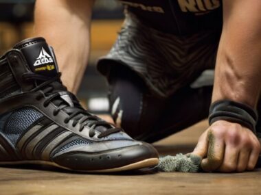 wrestling shoes
