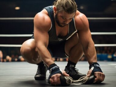 wrestling shoes