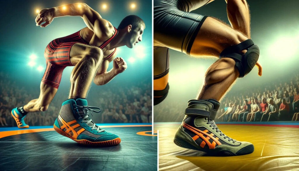 wrestling shoes