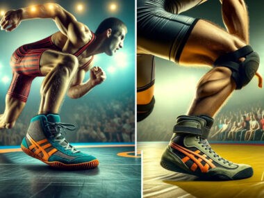 wrestling shoes