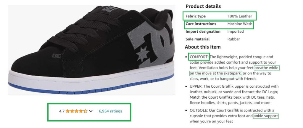 DC Men's Court Graffik, best skate shoes